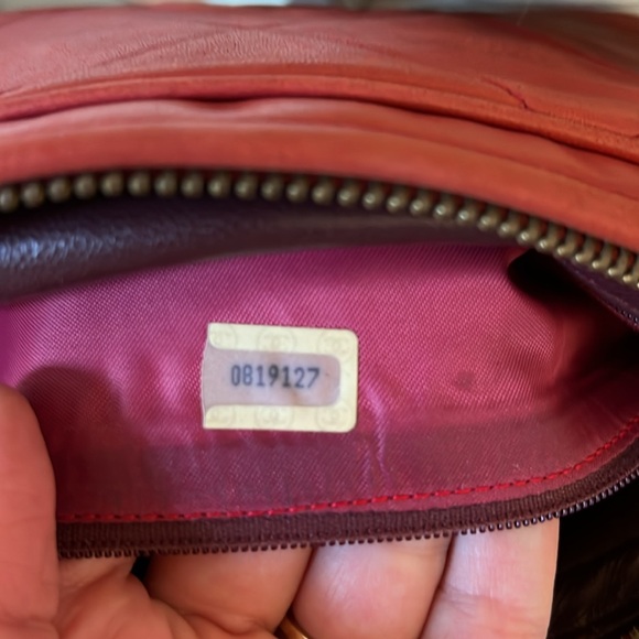 CHANEL RED QUILTD LAMBSKIN CAMERA BAG WITH DUST BAG - Picture 5 of 12